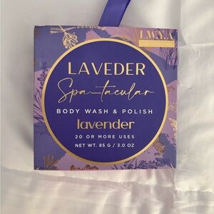 Spongelle Lavender Spa-tacular Body Wash & Polish - Purple and Gold
